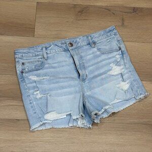American Eagle Stretch Jean Shorts Size 16